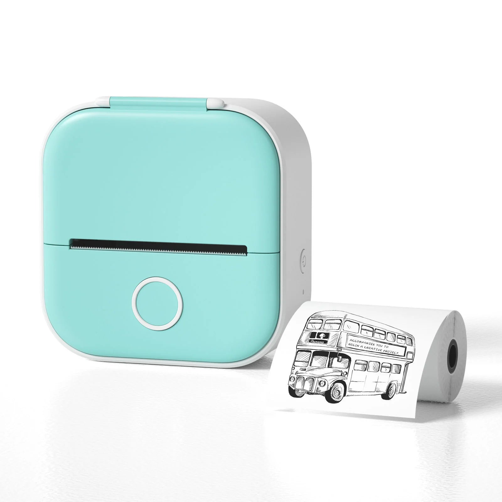 Portable Mini Thermal Label Printer – Wireless Bluetooth Label & Photo Printer for Home, Office, and Students