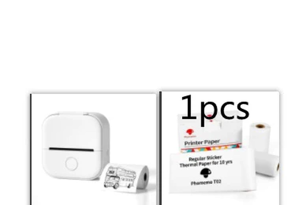 Portable Mini Thermal Label Printer – Wireless Bluetooth Label & Photo Printer for Home, Office, and Students