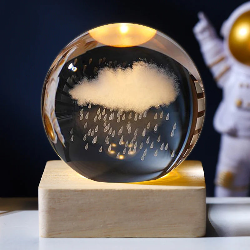 Personalized 3D Crystal Cube Lamp