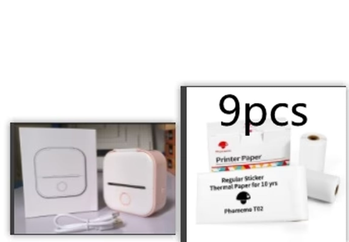 Portable Mini Thermal Label Printer – Wireless Bluetooth Label & Photo Printer for Home, Office, and Students