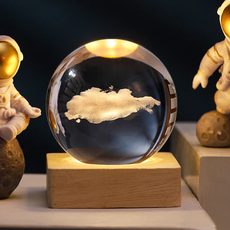 Personalized 3D Crystal Cube Lamp