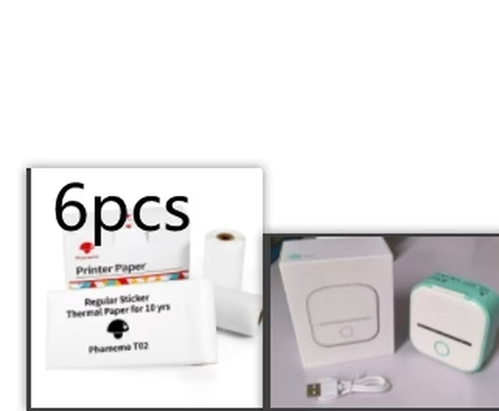 Portable Mini Thermal Label Printer – Wireless Bluetooth Label & Photo Printer for Home, Office, and Students