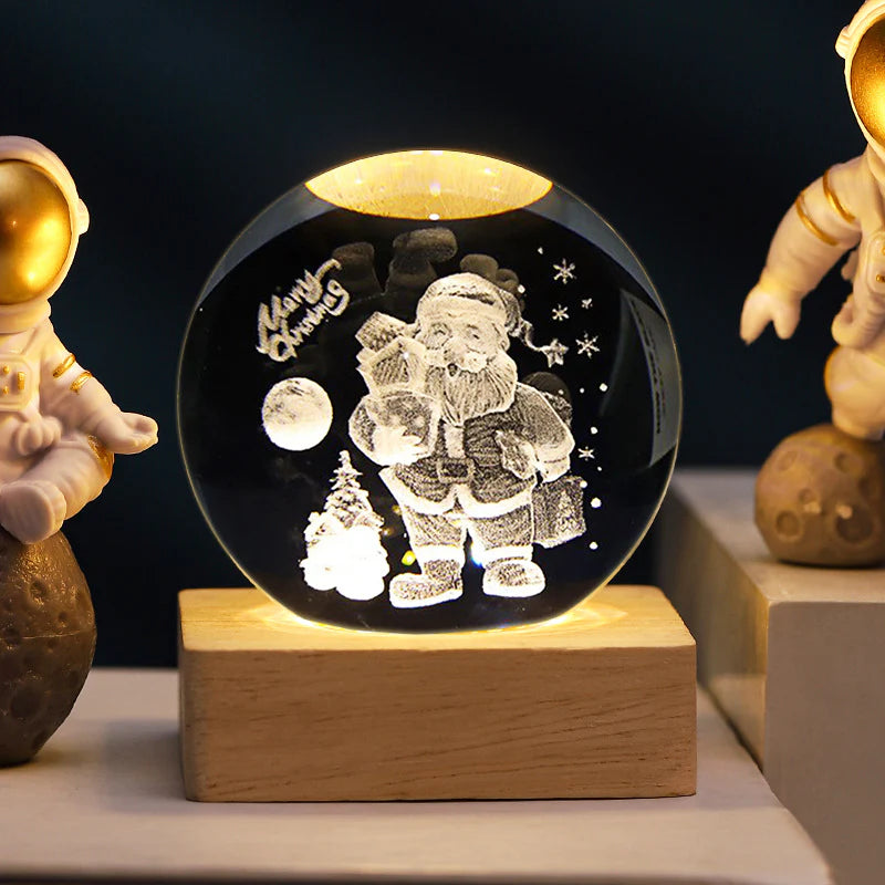 Personalized 3D Crystal Cube Lamp