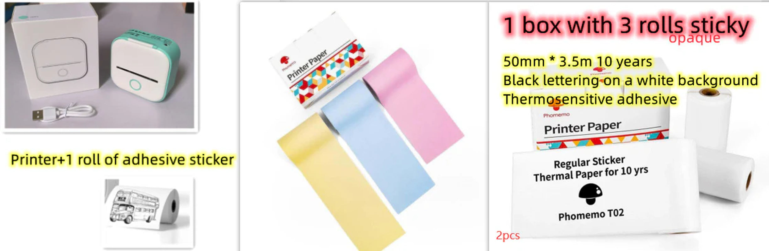 Portable Mini Thermal Label Printer – Wireless Bluetooth Label & Photo Printer for Home, Office, and Students