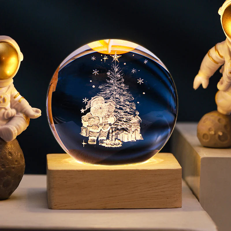 Personalized 3D Crystal Cube Lamp