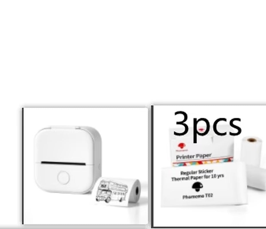 Portable Mini Thermal Label Printer – Wireless Bluetooth Label & Photo Printer for Home, Office, and Students