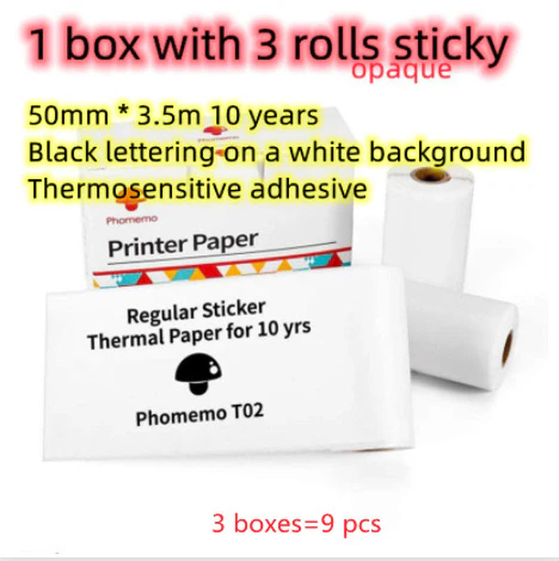 Portable Mini Thermal Label Printer – Wireless Bluetooth Label & Photo Printer for Home, Office, and Students