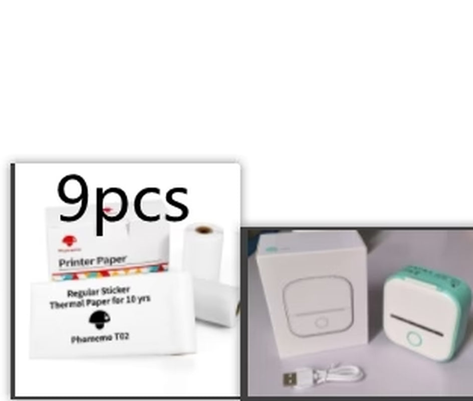 Portable Mini Thermal Label Printer – Wireless Bluetooth Label & Photo Printer for Home, Office, and Students